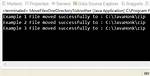 Java - How to Move Files Using Fileutils?