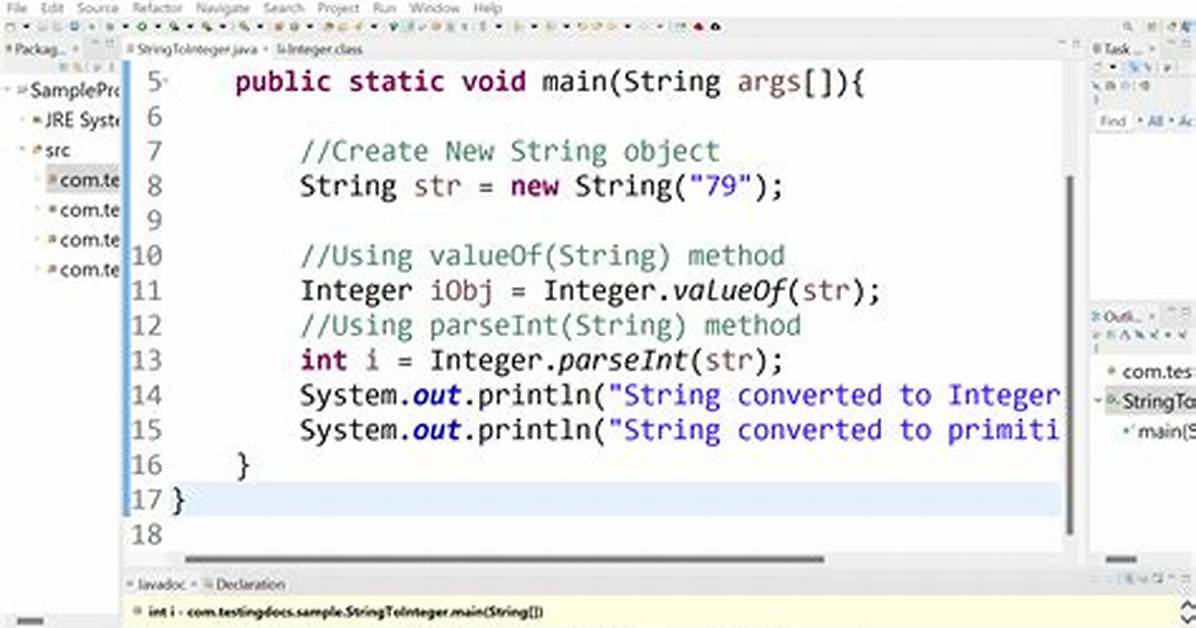 Java Int to String - Integer. toString(i) vs New Integer(I). toString()
