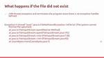 Java. Io. Filenotfoundexception: the System Cannot Find the File Specified