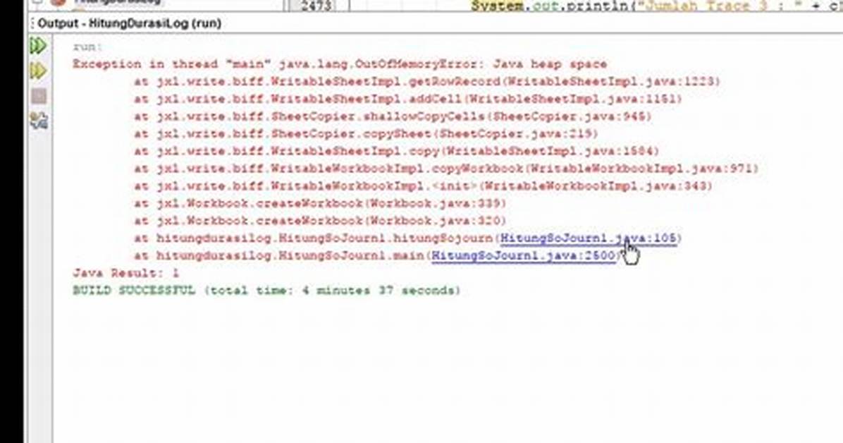 Java. Lang. Outofmemoryerror: Java Heap Space in Maven