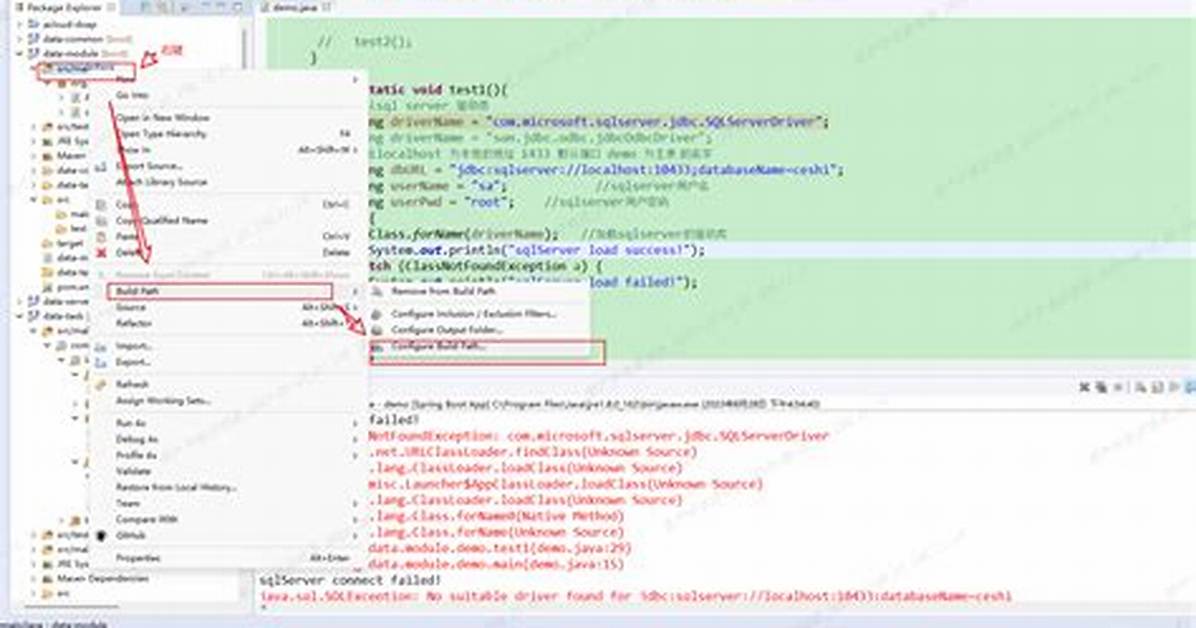 'Java. Lang. Runtimeexception: Driver Com. Microsoft. Sqlserver. Jdbc. Sqlserverdriver Claims to Not Accept jdbcUrl,'