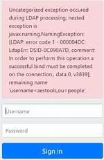 Java Ldap Error Javax. Naming. Namingexception: [Ldap: Error Code 1 - 000004Dc: Ldaperr: Dsid-0C09075A