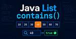 Java List Contains