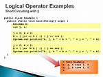 Java Logical Operator Short-Circuiting