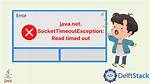 Java. Net. Sockettimeoutexception: Read Timed out Under Tomcat