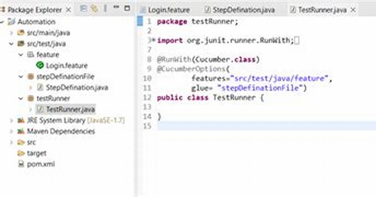 Java: Package Cucumber. Api. Junit Does Not Exist