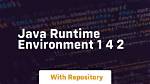 Java Runtime Environment 1.4.2 Installation