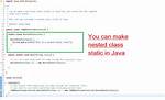 Java Static Class