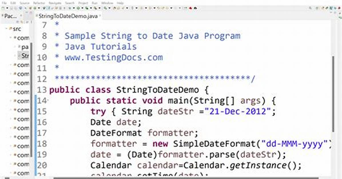 Java String to Date Conversion