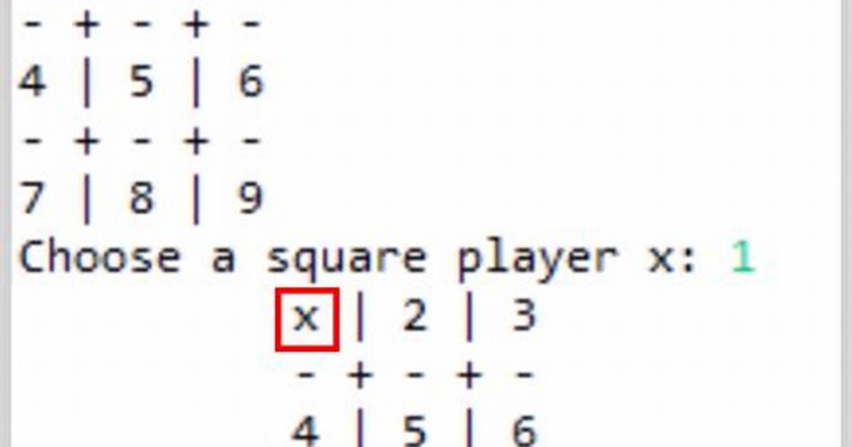 (Java) Tic-Tac-Toe Game Using 2 Dimensional Array