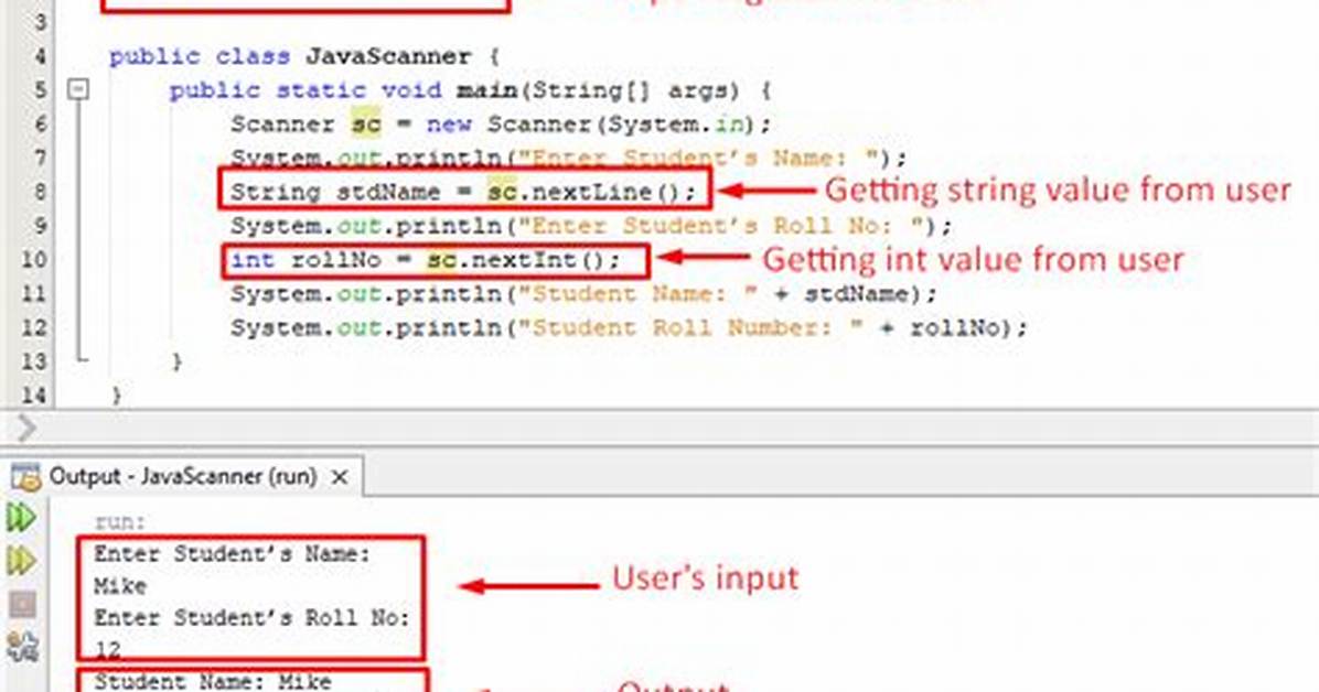 Java User Input