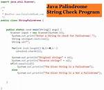 Java Way to Check If a String Is Palindrome [Duplicate]