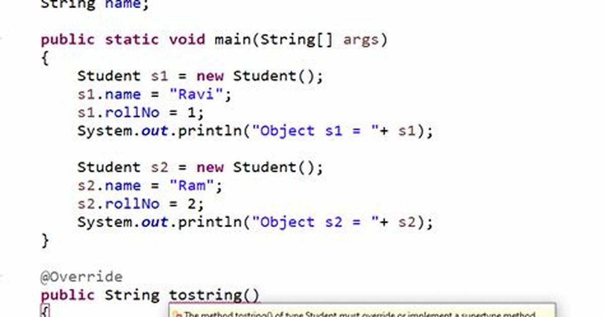 Java: Why Does My toString Method Print Wrong Information?