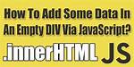 Javascript Appending Another Div Data on Div Tag Dynamically