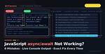 Javascript Async/Await Not Working