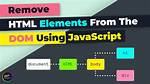 Javascript Dom Remove Element