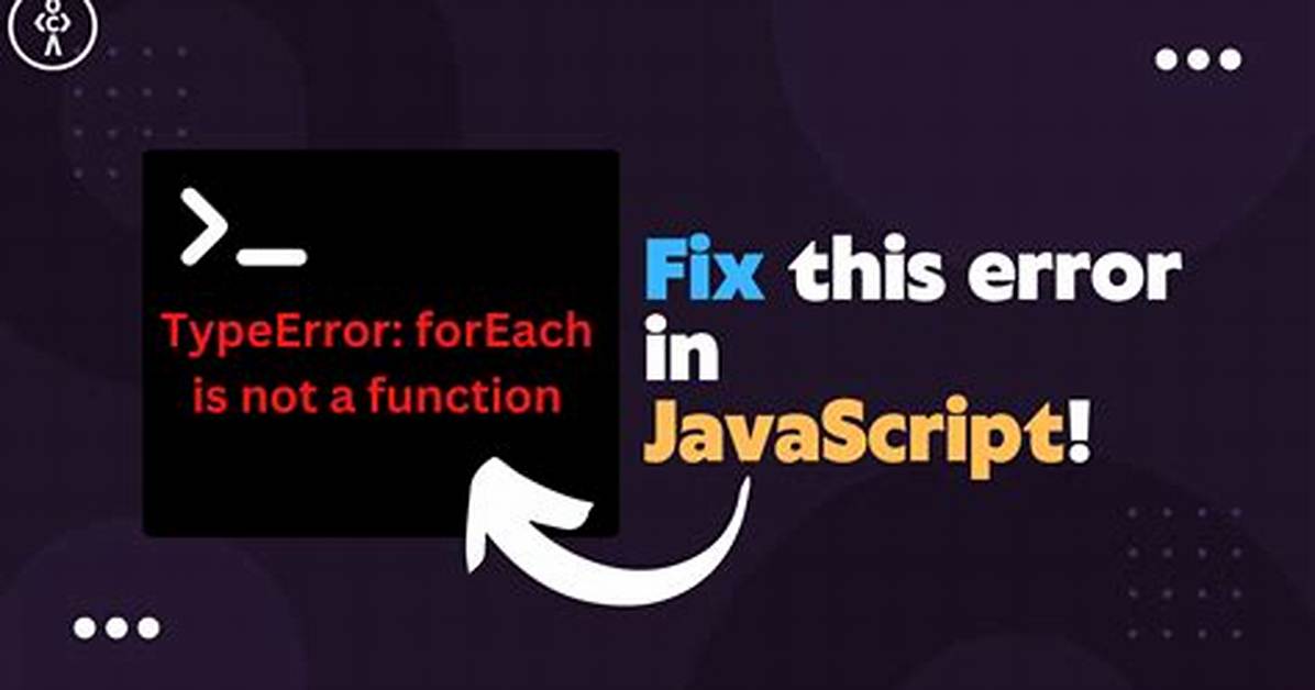 Javascript Error: "Is Not a Function"