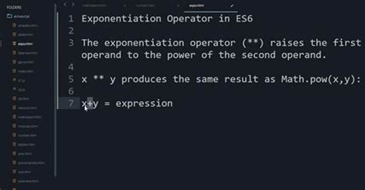 Javascript Exponents