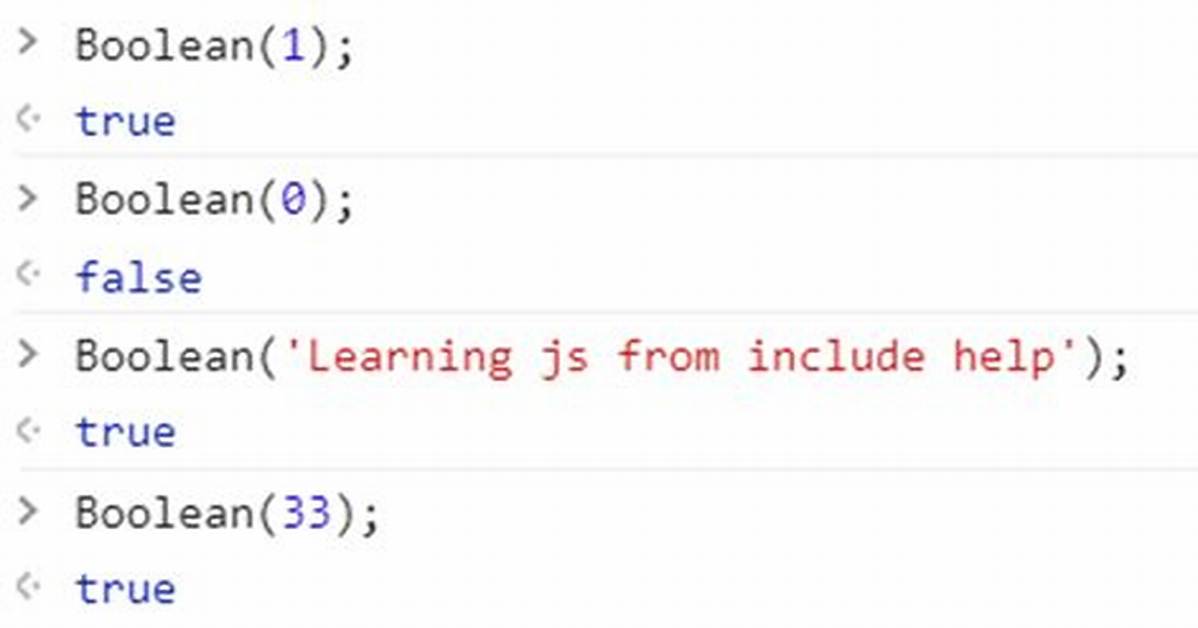 Javascript Function for Boolean Returns