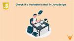 Javascript Null Check