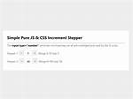 Javascript Onclick Increment Number
