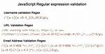 Javascript Regular Expression Validation