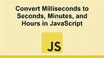 Javascript Seconds to Minutes and Seconds