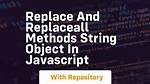 Javascript String Replace vs replaceAll