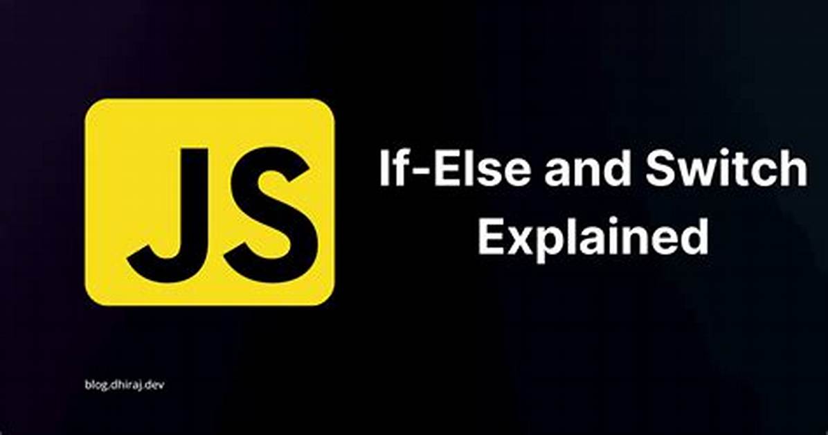 Javascript Switch Vs. If. .. Else If. .. Else