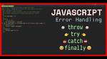 Javascript Throw Error