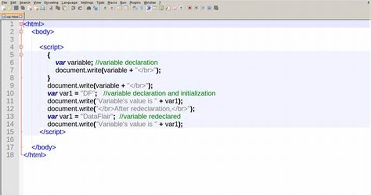 Javascript Variable Access in Html