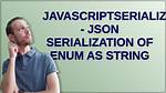 Javascriptserializer - Json Serialization of Enum as String