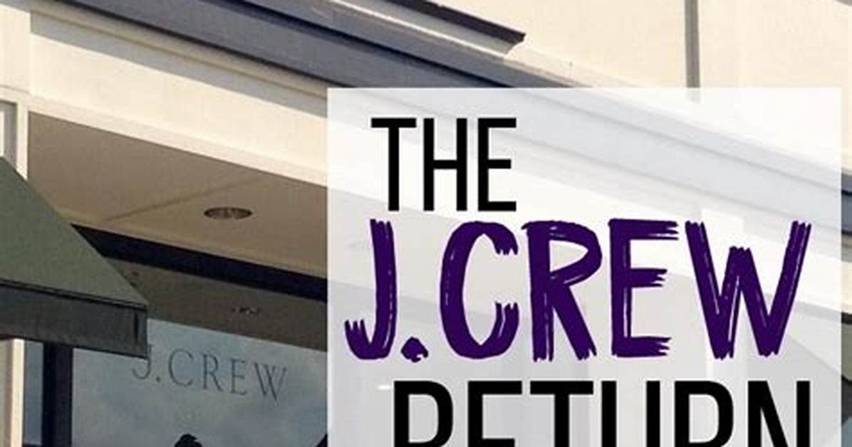 Jcrew Return