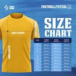 Jersey Size Below Medium