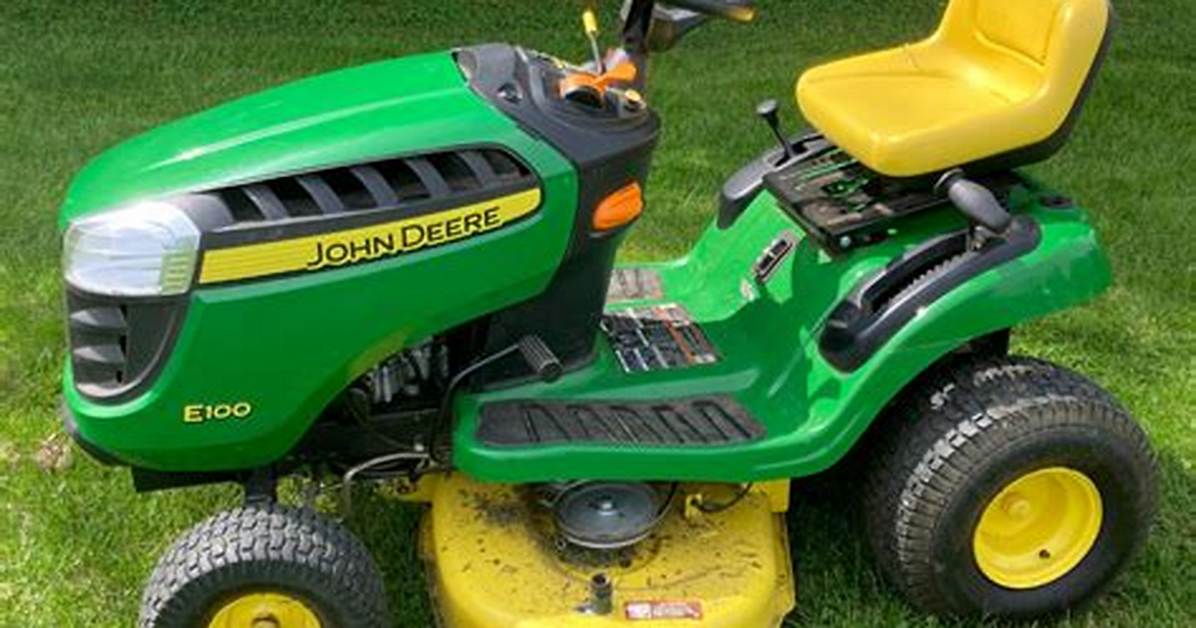 John Deere E100