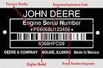 John Deere Serial Number