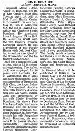 John R. Donahue Obituary; Beloved John R. Donahue Passed Away at 90