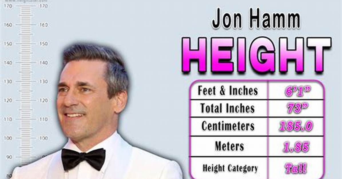 Jon Hamm Height