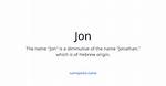 Jon Meaning
