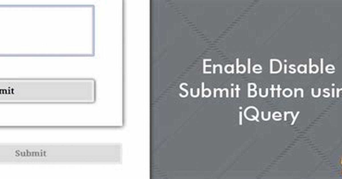 Jquery Enable Submit Button on Input Value Change