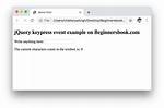 JQuery 'Input' Event