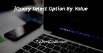 JQuery Select Option Elements by Value