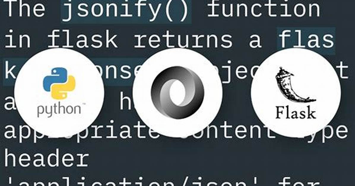 Json. Dumps vs Flask. Jsonify