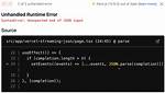 Json Parse Error: the Document Root Must Not Follow by Other Values