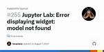 Jupyter-Matplotlib: Error Displaying Widget: Model Not Found