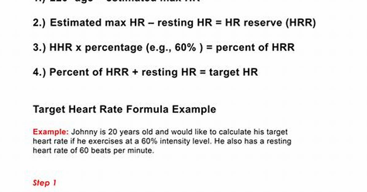 Karvonen Method