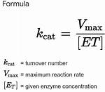 Kcat Equation