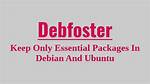 Keep Only Essential Packages