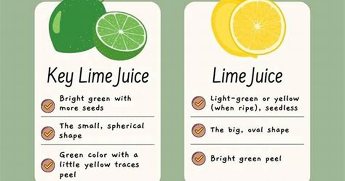 Key Lime vs Lime