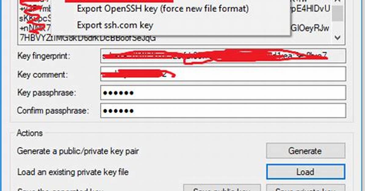 Key_Load_Public: Invalid Format